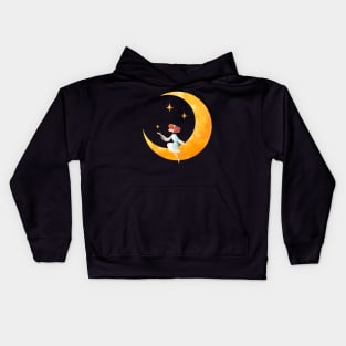 Golden moonlight Kids Hoodie